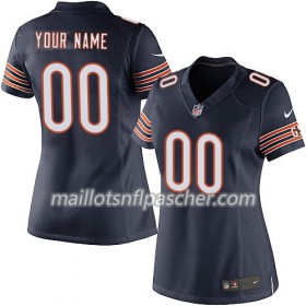 Maillot Chicago Bears Custom Navy - Femme